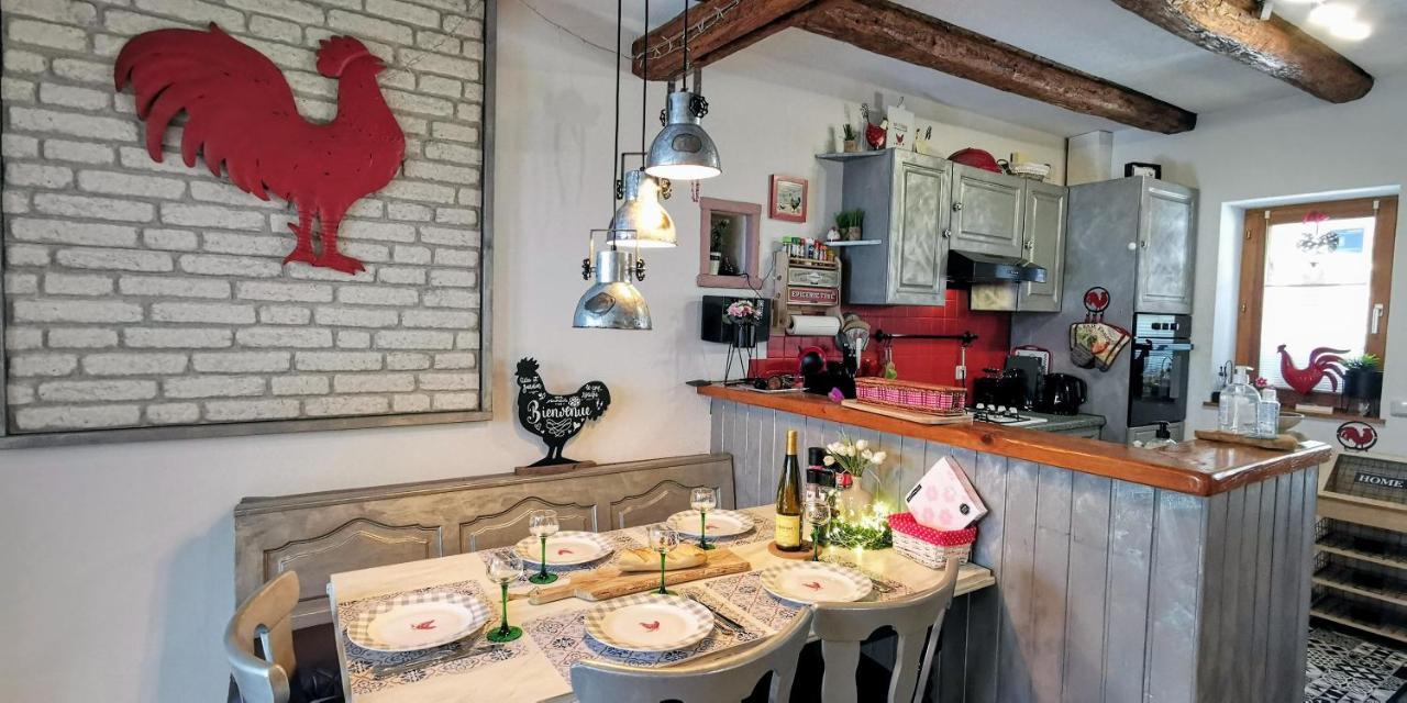 Gite Le Coq Rouge Эгишем Экстерьер фото