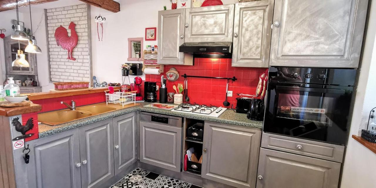 Gite Le Coq Rouge Эгишем Экстерьер фото