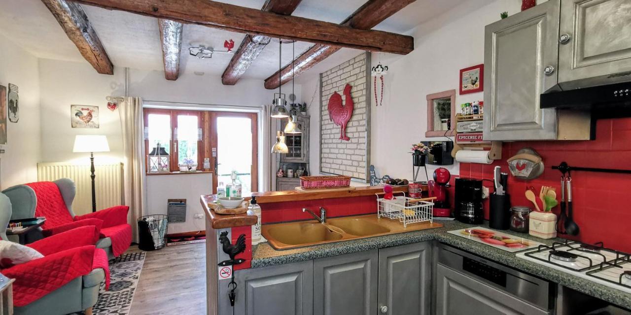 Gite Le Coq Rouge Эгишем Экстерьер фото