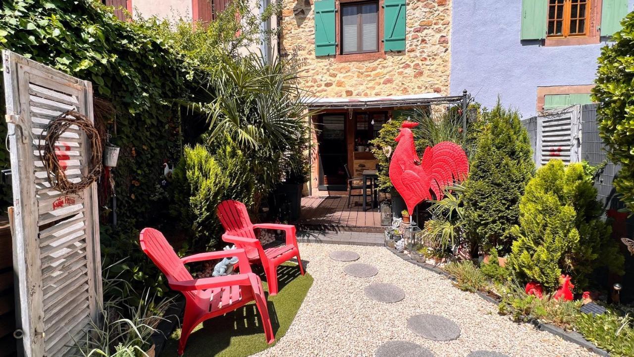 Gite Le Coq Rouge Эгишем Экстерьер фото