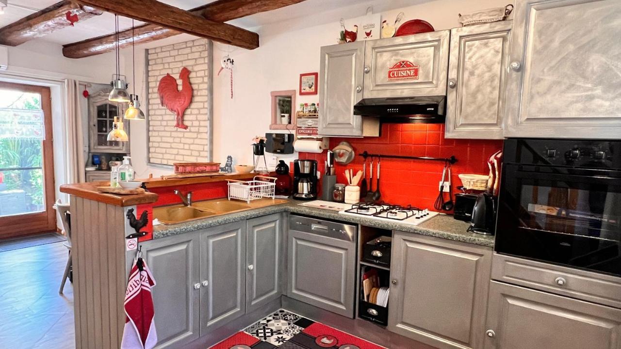 Gite Le Coq Rouge Эгишем Экстерьер фото